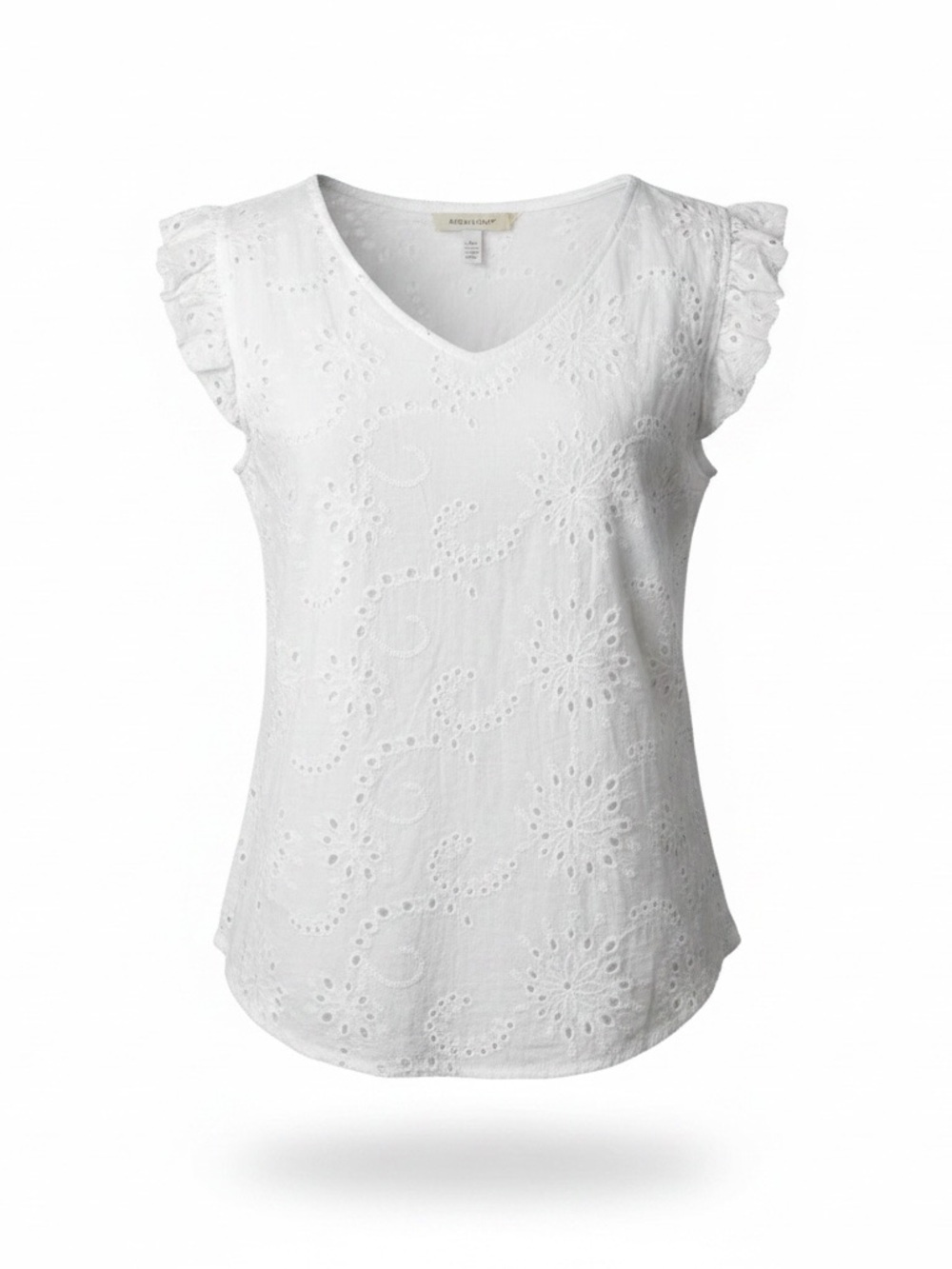 Valentina White Eyelet Blouse